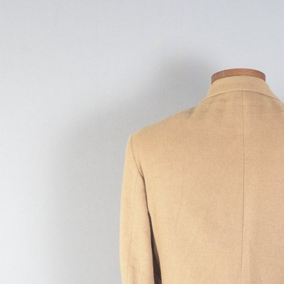 Brandford + Taylor Men's Coat Blazer Wool Tan - Picture 4 of 11